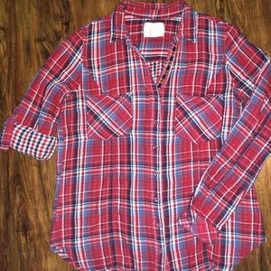 Skies Are Blue Button Down Top